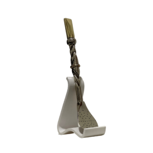 Bombillon Alpaca Hoja Premium - Cincelado