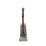 Bombilla Alpaca Trenzada Premium - Cincelada