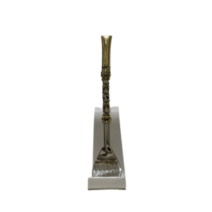 Bombilla Alpaca Trenzada Premium - Cincelada