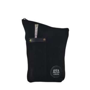 Bolsa Yerbera Cuero Gamuzado C/Bombillero N°3